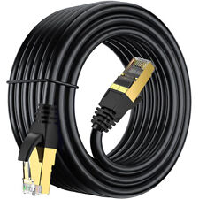 Premium long 50FT ethernet cable cat8 lan RJ45 Network Cable Cord 2000MHz 40Gbps picture