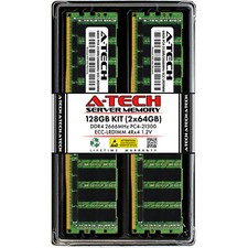 128GB 2x 64GB PC4-2666 LRDIMM Supermicro 6018U-TRT+ F618R2-RT+ Memory RAM picture