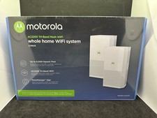 Motorola MH7022 AC2200 Tri-Band Mesh WiFi System 2-Pack Sealed Whole Home picture