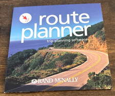 Rand McNally Route Planner PC CD Rom Software Rare Vintage Road Trip Directions picture