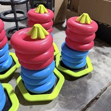 Vex Robotics Competition Rings and Towers - 5 Towers & 30 Rings picture