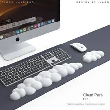 Mouse Pad with Wrist Rest Memory Foam Anti-Slip Cloud Design for Office Desktop picture