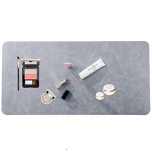 1 PC Silicone NonSlip Vanity Makeup Mat Waterproof Oilproof White Gray picture