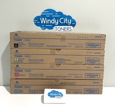 Konica Minolta TN321 Toner Cartridges Set KYMC for bizhub C224/C284/C364 OEM New picture