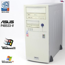 ASUS P4B533-V PC Parallel LPT Pentium 4 1800MHz 512MB 80GB Windows 98 Mini Tower picture
