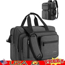 3-in-1 Laptop Bag Multi-pocket Organization Shockproof Durable Travel Messenger picture