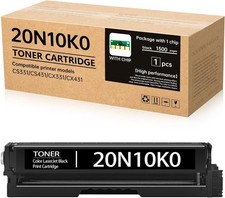 20N10K0 Black Toner for Lexmark CS331 CS431 CX331 CX431 w/ Smart Chip 1500pg picture