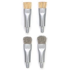 Wire Bristles Brushes Heads for Mobile and Computer Chip Glues Removal 4 Pack picture