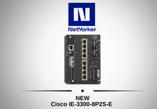 NEW Cisco Catalyst IE3300  IE-3300-8P2S-E  Rugged Series Industrial Switch picture