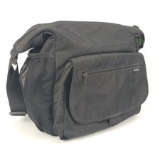 NICE LL Bean Black  Messenger Computer Travel Day Shoulder Bag  picture