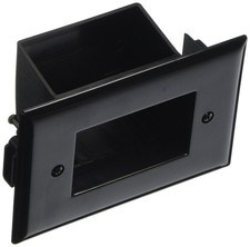 Electronics 45-0008-BK Easy-Mount Recessed Low-Voltage In Wall Plate Cable Pa... picture