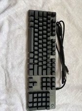 Logitech 100% keyboard. G512 Carbon Fiber. Gateron Blue Switches. RGB. Wired. picture