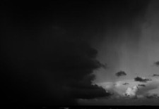 Landscape dark gloomy nature clouds minimalism simple Custom Gaming Mat Desk picture