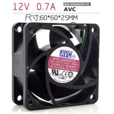 AVC DS06025R12U 6025 12V 0.70A 6cm 4-Wire PWM Server Cooling Fan picture