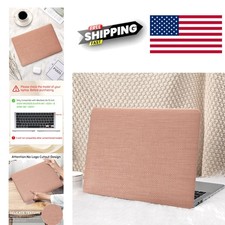 MacBook Air 15 Inch Case Reddish Elegant Leather Plastic with Keyboard Cover picture