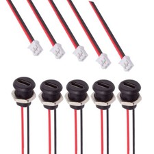 CY 5Pack 2.0mm Pitch 2Pin to USBC DC 5V3A Charging Socket Port Cable Adapter picture