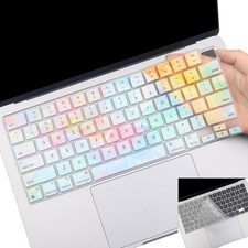 2 Pack Colorful Keyboard Cover for 2026-2023 MacBook Air 13