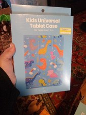 NEW Kids Universal Tablet Case Blue W/ Dinosaurs; Fits 7-11” Tablets picture