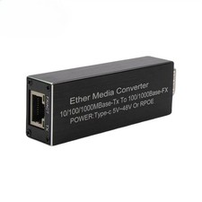 1.25G Mini RPOE Media Converter SFP Transceiver 5V DC Type-C input 1x RJ45 SFP picture