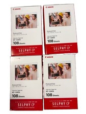 Canon KP-108IN 4x6 SELPHY Color Ink and Paper Set, Total 432 Sheets  , 4 Packs picture