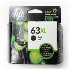 New HP 63 XL Black Ink Cartridge High Yield Genuine OEM Sealed picture