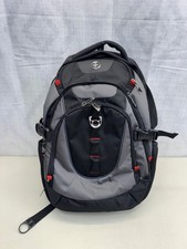 Swiss Digital Design Laptop Backpack w/USB Charging Port-Black/Grey. picture
