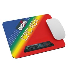 Amstrad CPC 464 Retro Gaming Mouse Pad – Vibrant Rainbow Stripe Design picture