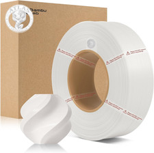 ENOMAKER Bamboo Lab PLA Basic Filament Refill Jade White 10100 1.75Mm, 3D Printe picture