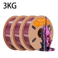 ERYONE Dual Color Silk PLA 3D Printer Filament 1.75mm 1KG Spool Multicolor picture