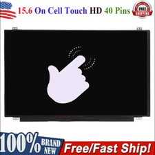 HP PN 809612-013 NT156WHM-T00 OnCell Touch LCD Screen Glossy HD 1366x768 40Pins. picture