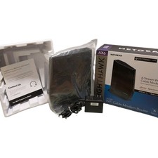 NETGEAR Nighthawk AX2700 WiFi 6 Cable Modem Router Open Box picture
