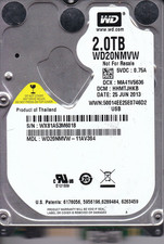 WD20NMVW-11AV3S4 dcm: HHMTJHKB sn: WX81A JUN 2013 2TB USB 3. 2.5 WESTERN DIGITAL picture