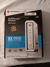 Motorola ARRIS SURFboard SB6141 DOCSIS 3.0 Cable Modem 400 Series (White) A7 picture