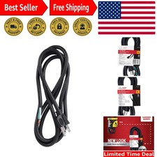 6 ft Weather-Resistant Replacement Appliance Cord - NEMA 5-15 Grounded Plug picture
