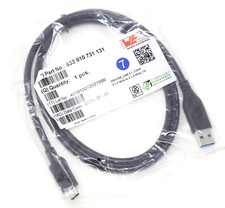 BRAND NEW Wurth USB 3.1 1-Meter USB-C Male to A Male Cable Black picture
