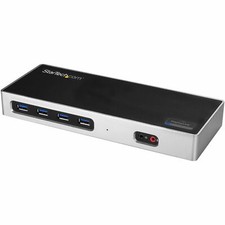 StarTech.com USB-C & USB-A Dock - Dual Monitor 4K 60Hz Dock DisplayPort + HDMI picture