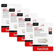 SanDisk Ultra Shift USB 3.2 Gen 1 256GB Flash Drive 5-Pack picture