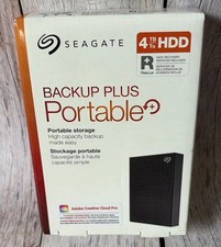 NEW Seagate Backup Plus Portable 4TB USB 3.0 External HDD Black STHP4000400 picture