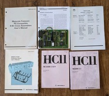 Vintage Motorola M68HC11EVB Evaluation Board + Reference Manual Bulletin HC11 picture
