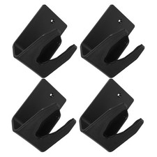 Reusable Universal Barcode Scanner Holder Black Plastic Wall Mount for Home Use picture