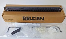 Belden RV6PPF1U24BK 24-Port CAT6+ REVConnect Patch Panel 24 Port  IU BLACK picture