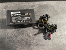 PowerSpec PS 750BSM 750W 80+ Bronze 4x PCIE Semi-Modular Gaming PC ATX12V PSU picture