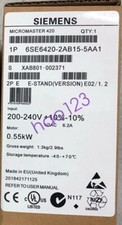 SIEMENS 6SE6420-2AB15-5AA1 6SE64202AB155AA1 Inverter UPS/FedEx NEW picture