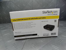 StarTech.com 2 Port USB VGA KVM Switch VGA Hot-Key & Audio Support SV211KUSB picture