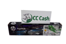Genuine HP 981A Yellow J3M70A PageWide Ink Cartridge Exp. Oct 2023  F. Shipping picture