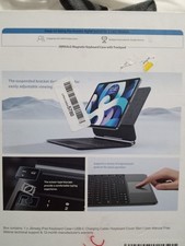 JibRealg Magnetic Bluetooth Keyboard Case Apple iPad Air 13 Inch M3 2025/M2 2004 picture