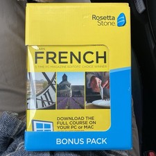 BRAND NEW Rosetta Stone French language Learning Bonus Pack picture