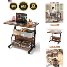 Adjustable Laptop Desk Small Standing Portable Work Desk for Home Office picture