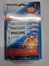Philips DW1S4J03F/00 Blank Mini Dvd+rw Discs New 8 Cm (3.1 In) picture