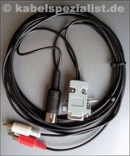 Commodore C128 / C128D cable to 2x RCA 40/80 characters picture
